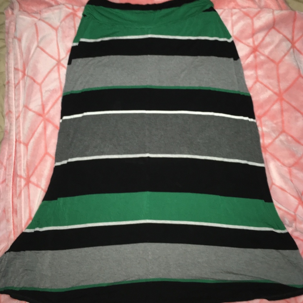 Striped Maxi Skirt